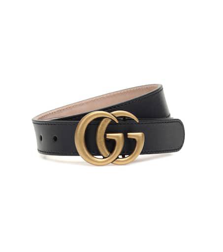 Gucci GG leather belt