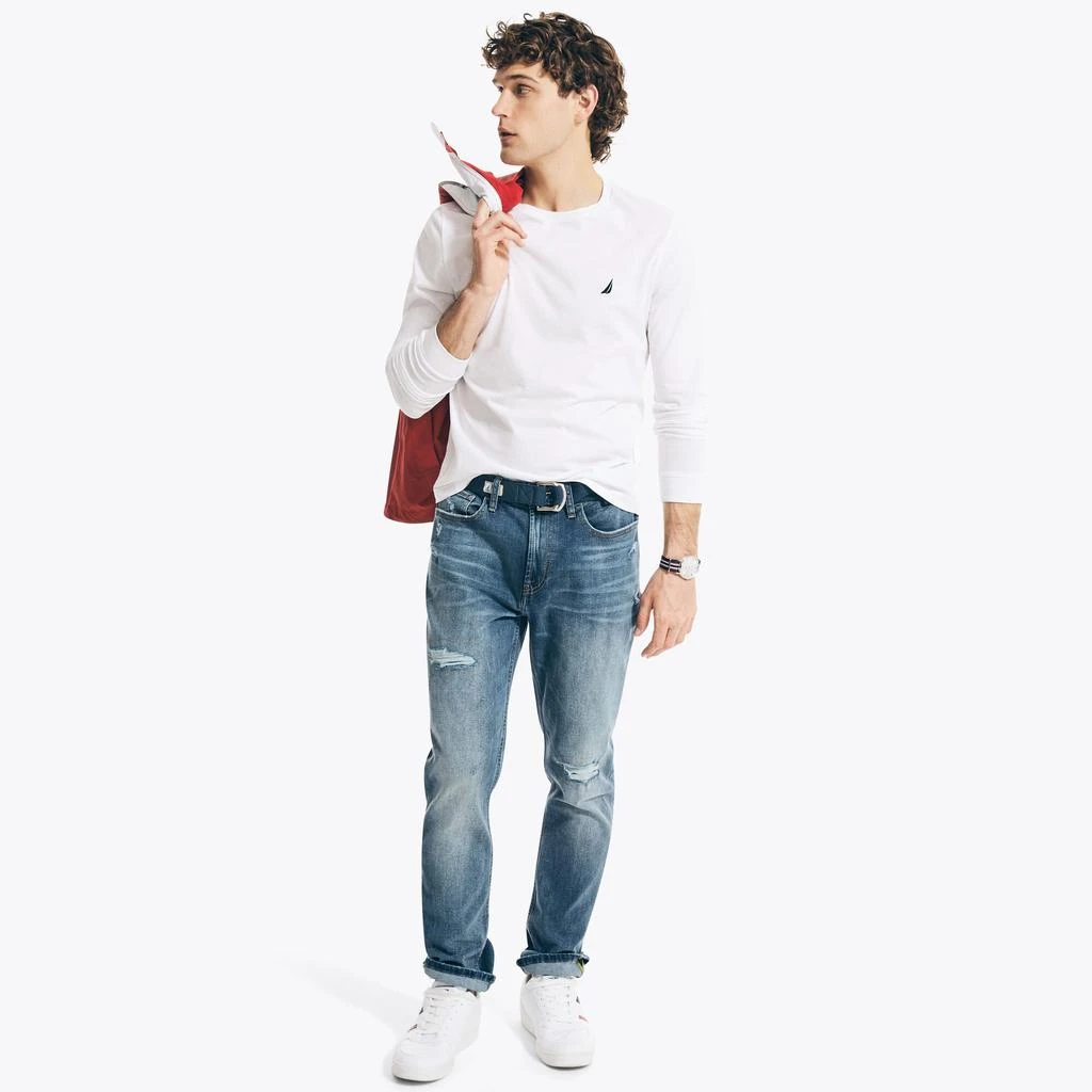 Nautica Mens Crewneck Long-Sleeve T-Shirt 13