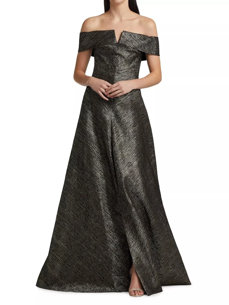 Rene Ruiz Collection Off-The-Shoulder A-Line Gown 2