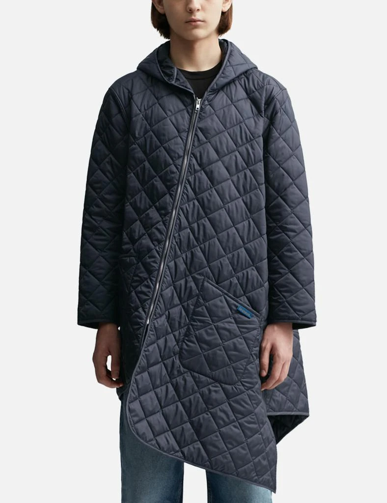 CDG SHIRT CDG Shirt X Lavenham Quilted Jacket with Hood 3