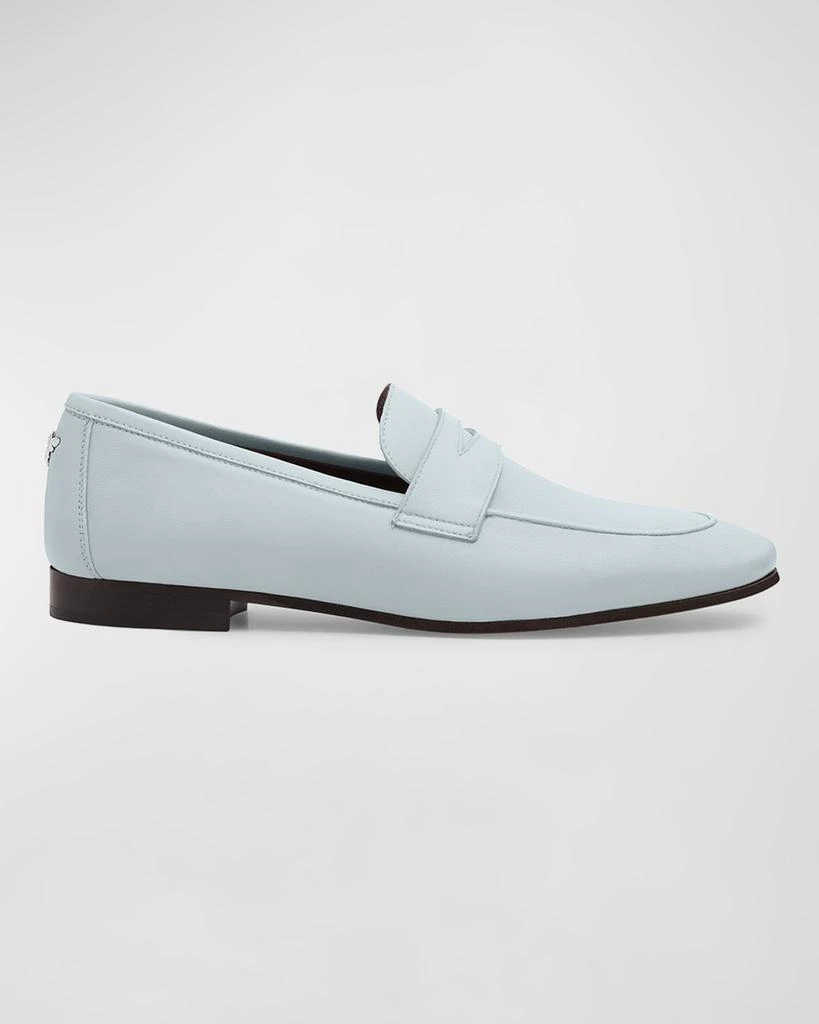 Bougeotte Leather Flat Penny Loafers 1