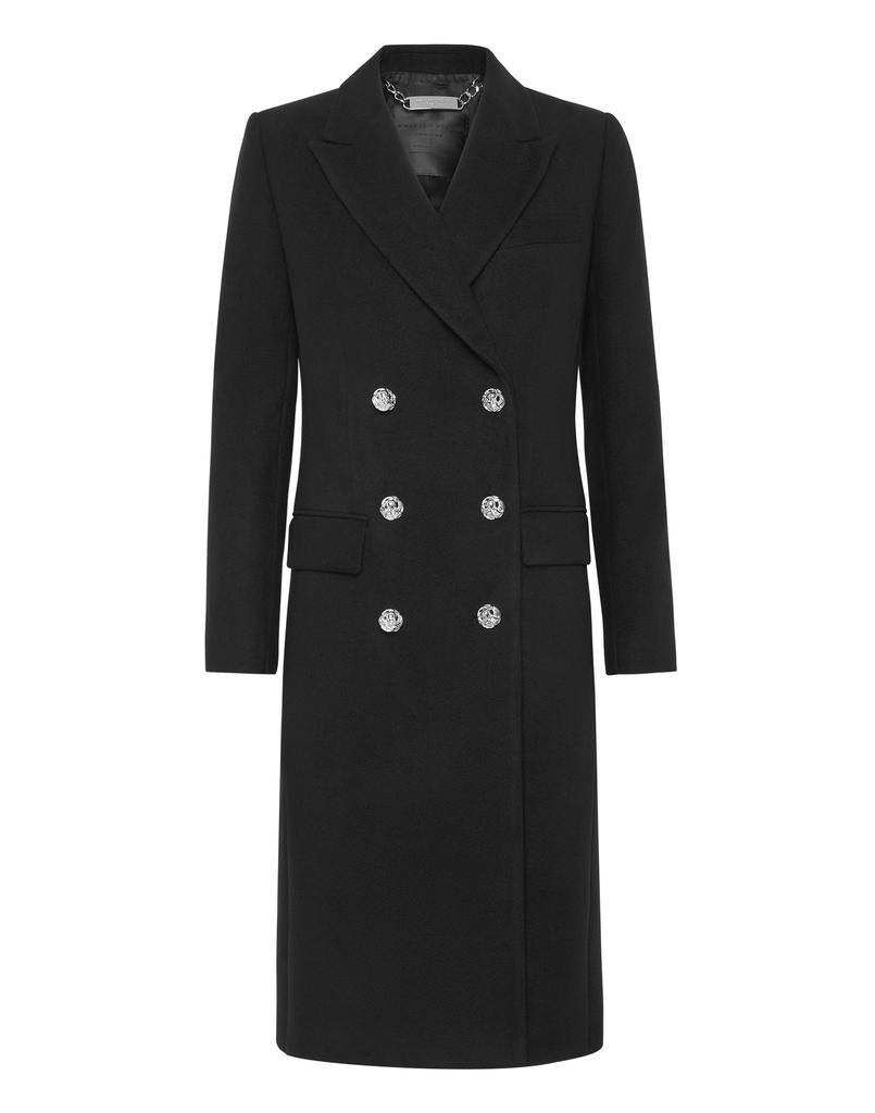 コート BALMAIN Women Coats XF1UD045WB27 0PA Black Balmain Coat - Coats - Compare Prices from 6+ Stores - Free