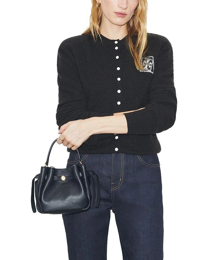 Tory Burch Romy Mini Leather Bucket Bag 2