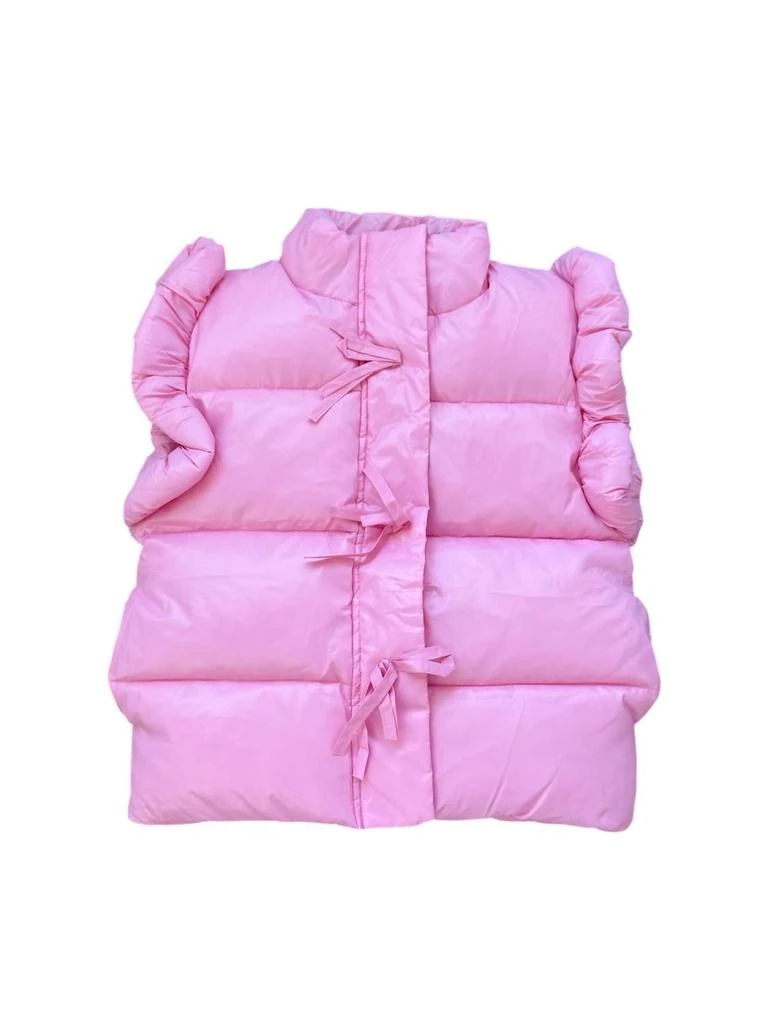 Tweenstyle Tweenstyle - Girl
s Ruffle Puffer Vest With Bows