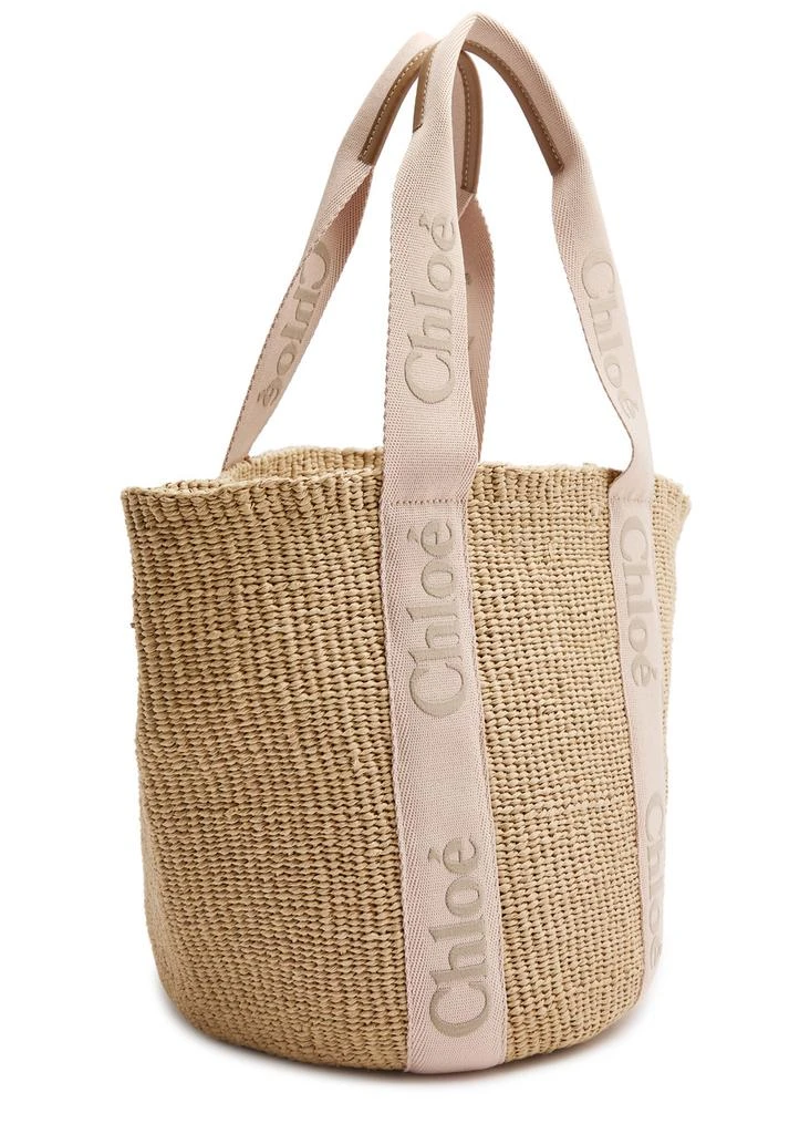 Chloé Woody woven raffia basket bag 2
