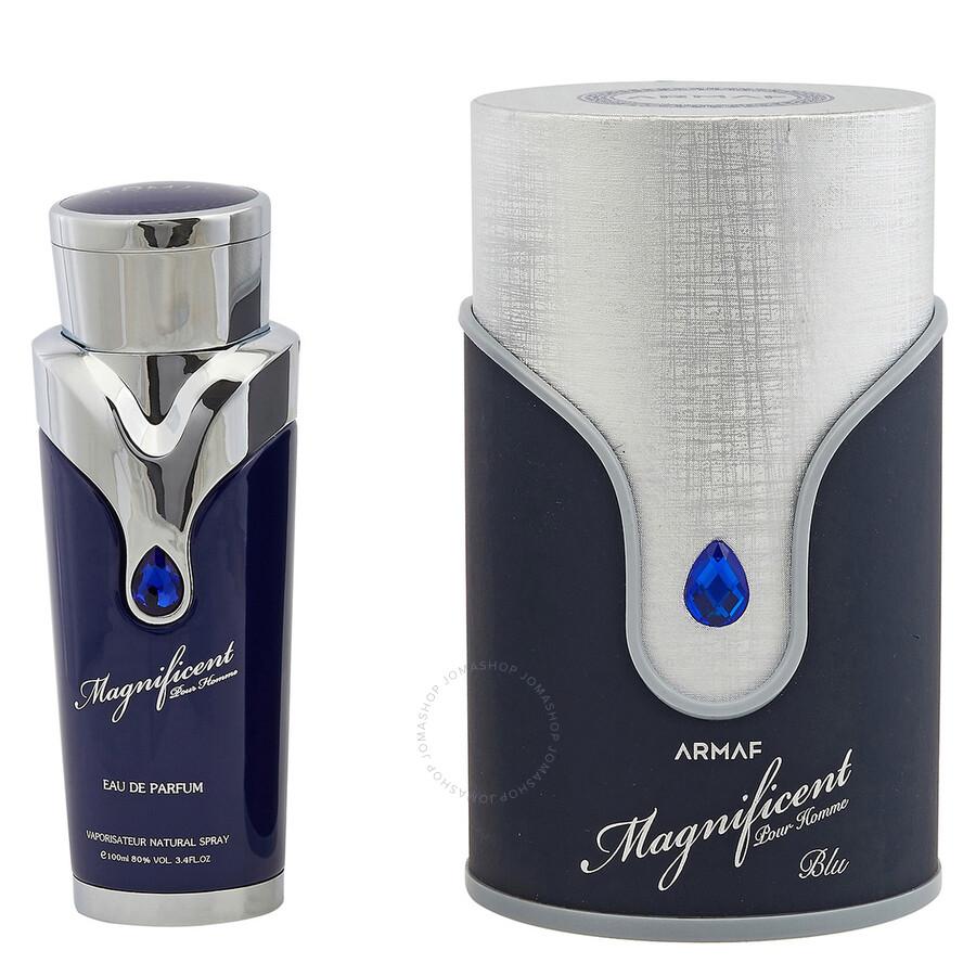 Armaf Men's Magnificent Blue EDP Spray 3.38 oz Fragrances 6294015138306