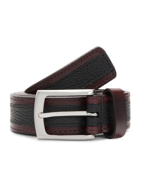 Allen Edmonds Nashua Contrast Leather Belt