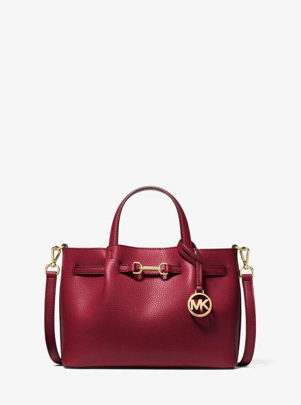 Michael Kors Carson Small Pebbled Leather Satchel 1