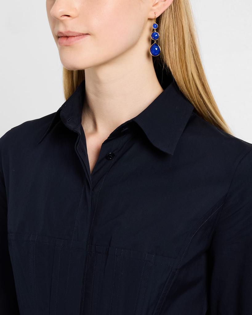 Ippolita Rock Candy Small Crazy 8s Lapis Doublet Earrings in 18K Gold