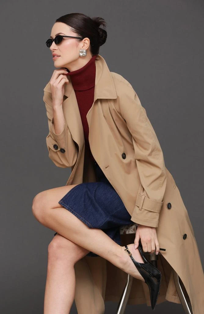 Avec Les Filles Oversize Lightweight Trench Coat 7