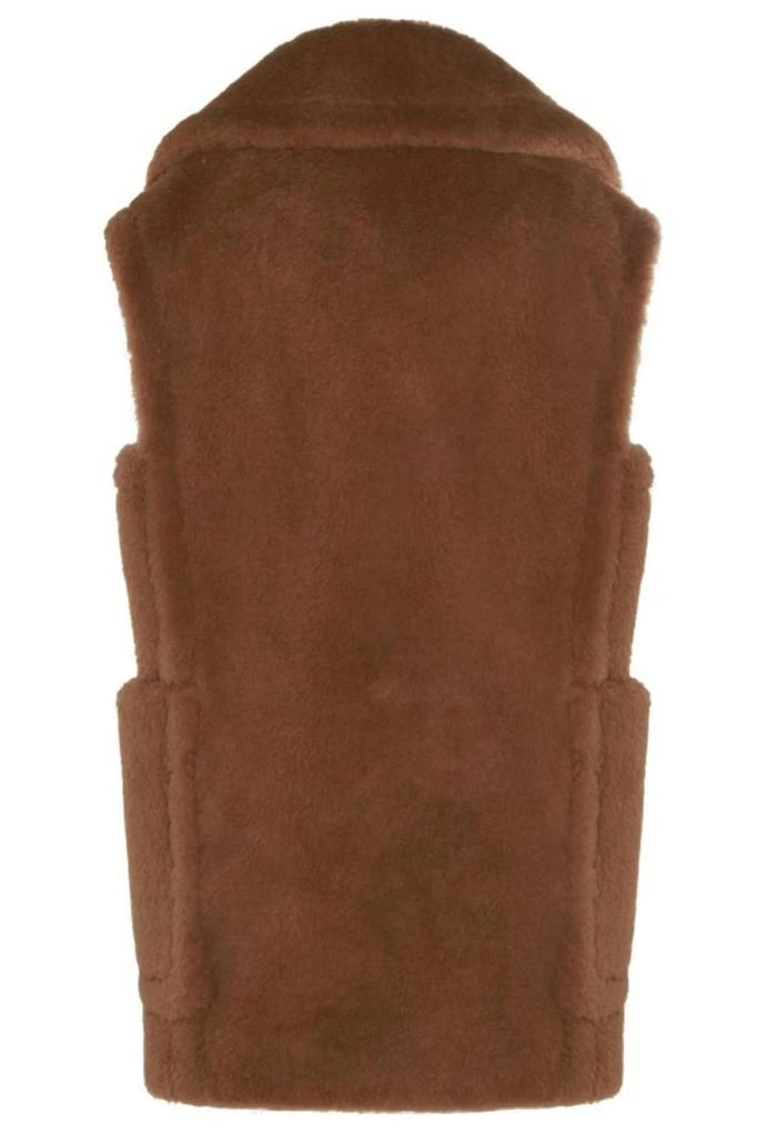 Max Mara Max Mara Bread1234 Double-Breasted Teddy Gilet 2