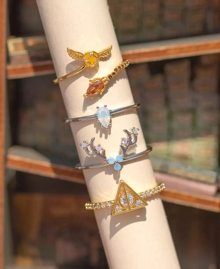 Girls Crew Harry Potter Patronus Crystal Ring Set 3