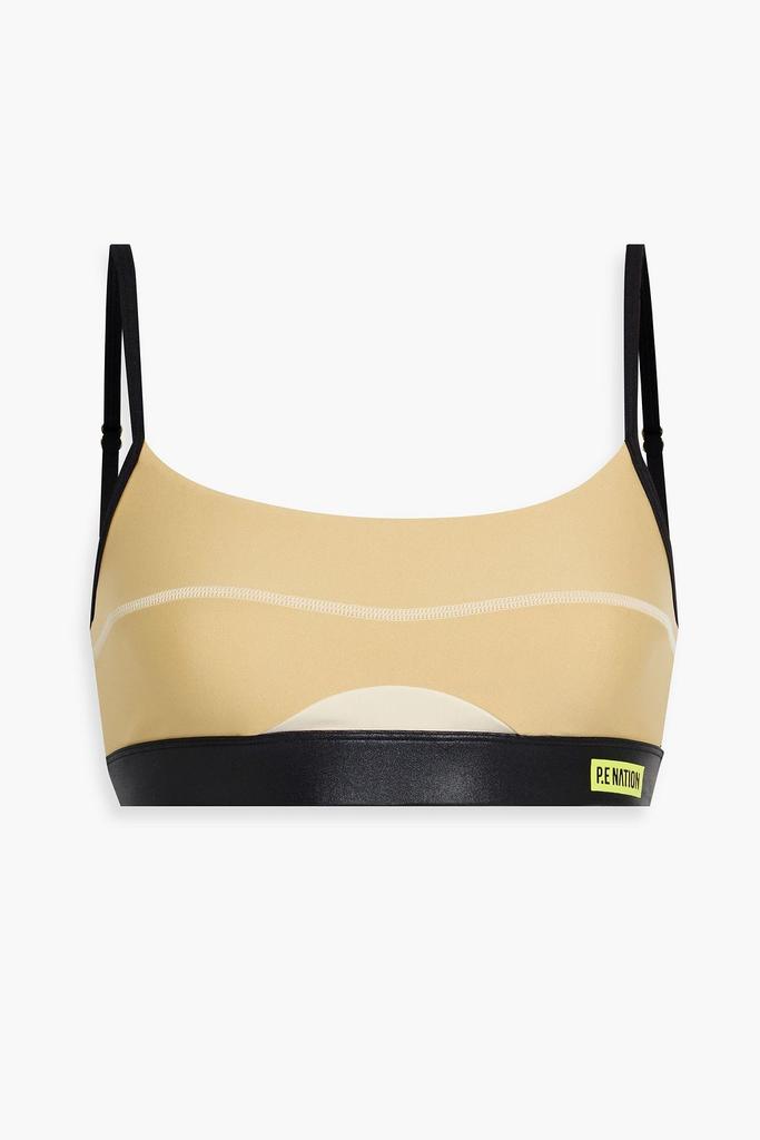 P.E Nation Offence stretch-jersey sports bra