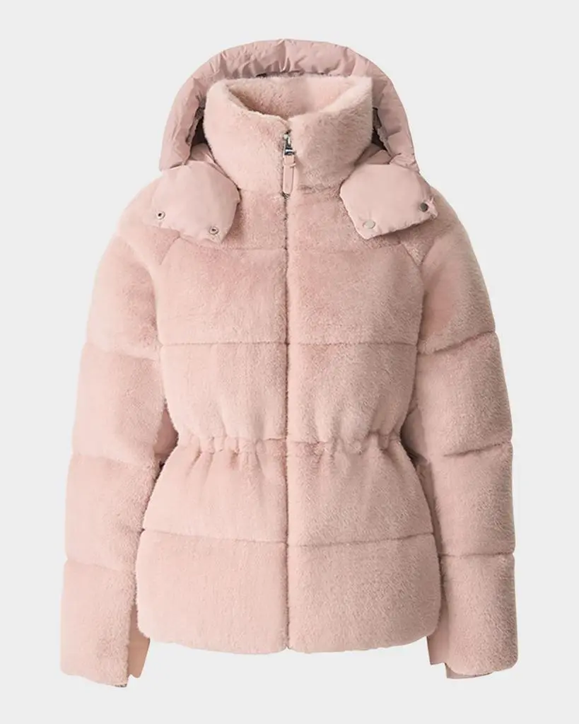Mackage Cassidy Quilted Down Jacket with Removable Hood
