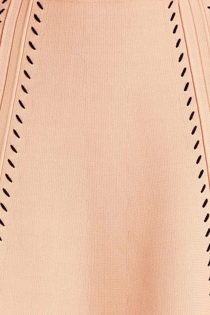 Sandro Pointelle-knit mini skirt 4