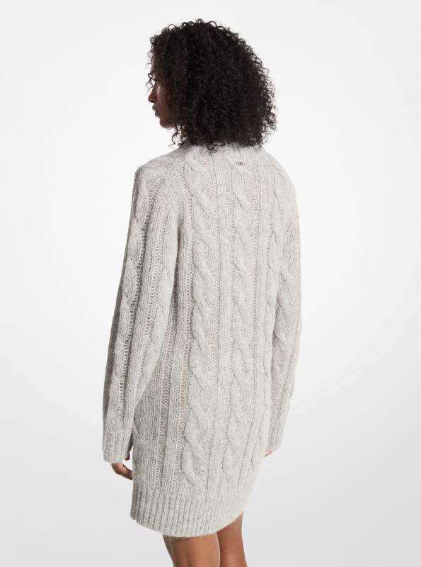 Michael Kors Cable Knit Alpaca Blend Sweaterdress