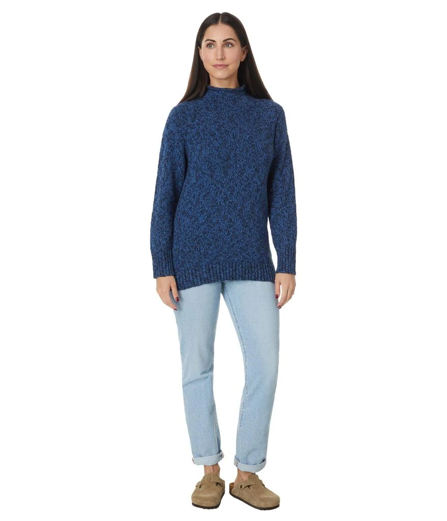 L.L.BEAN Cotton Ragg Sweaters Funnel Neck Pullover 4
