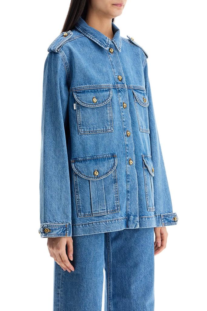 BLAZÉ MILANO LIGHT BLUE DENIM SAHARAN JACKET
