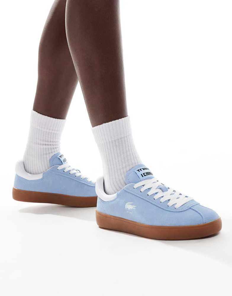 Lacoste Lacoste Baseshot trainer 224 in blue suede 1