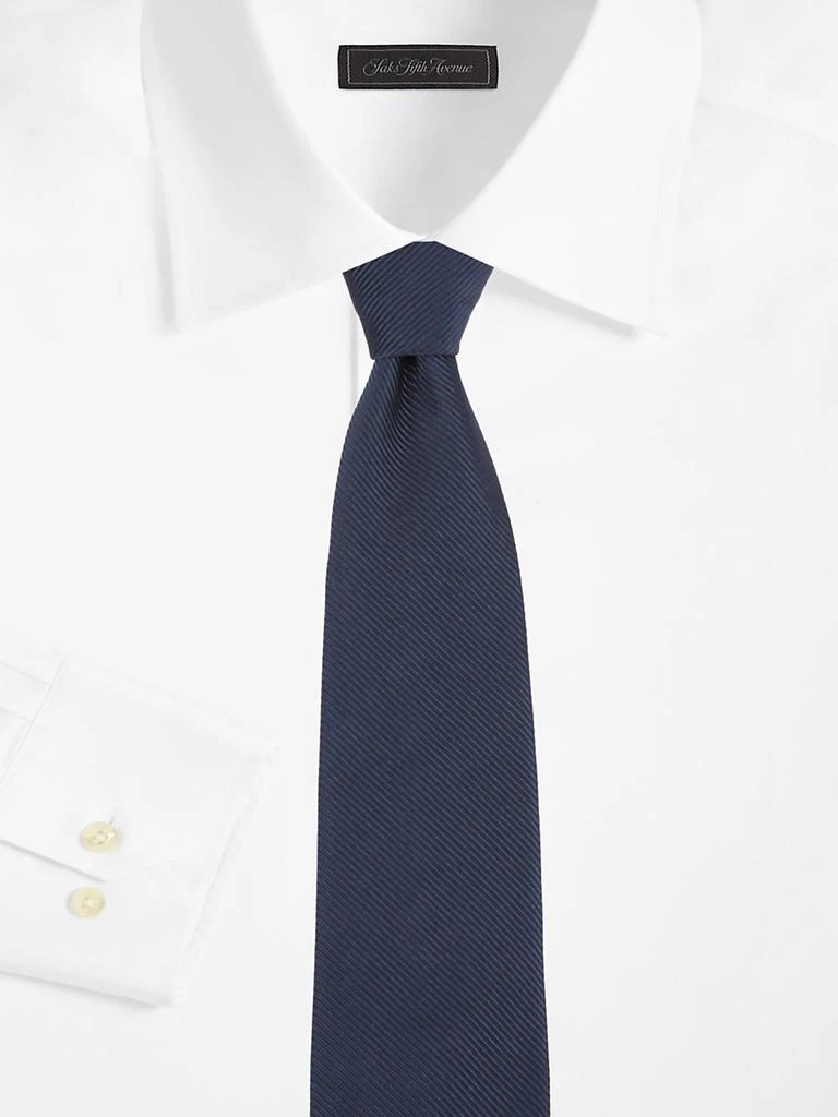 Paul Stuart Ribbed Silk-Blend Tie 2