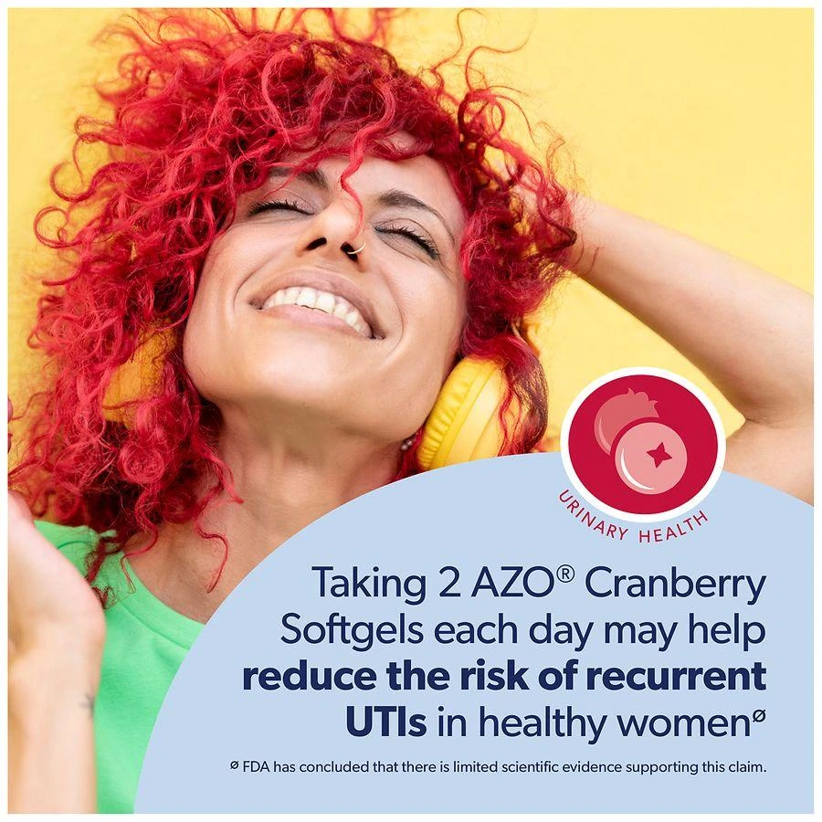 AZO Cranberry Urinary Tract Health, Dietary Supplement Softgels Cranberry 2