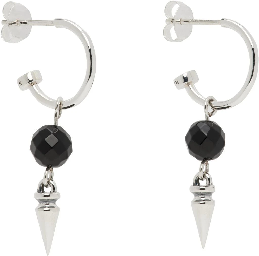 Stolen Girlfriends Club Silver Punk Orb Sleepers Earrings 2