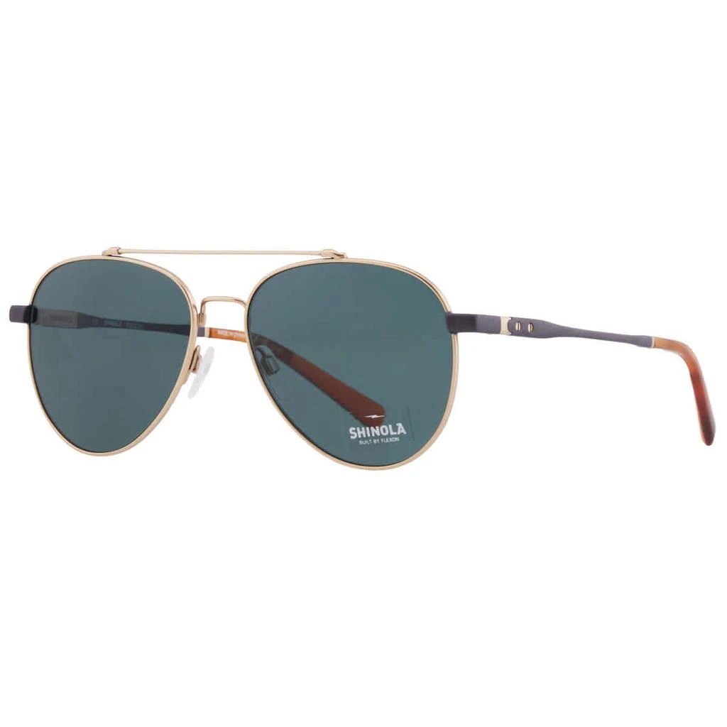 Shinola Green Pilot Unisex Sunglasses SH2101S 718 56 2