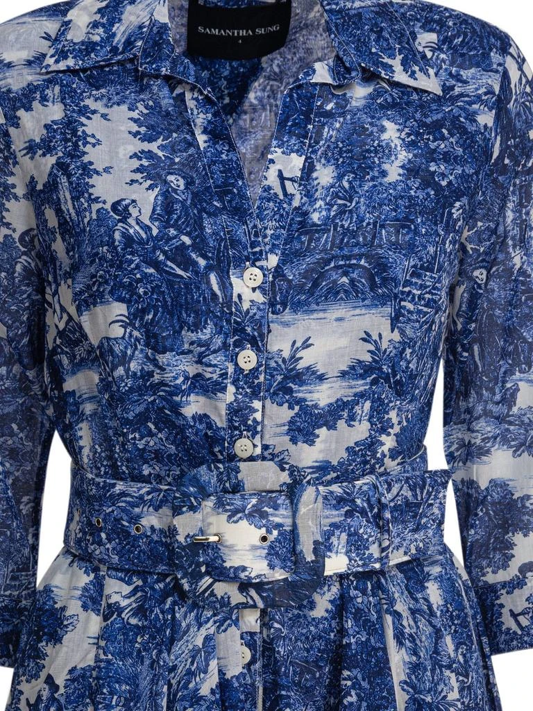 SAMANTHA SUNG Samantha Sung Aster Shirt Dress 4
