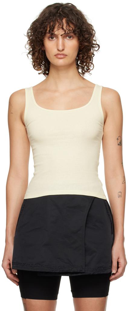 TheOpen Product Off-White Scoop Neck Tank Top