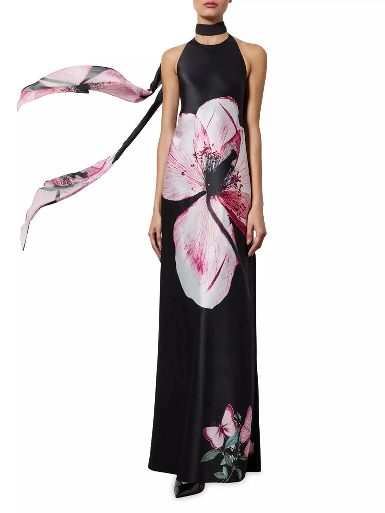 Alice + Olivia Montana Floral Scarf Cocktail Dress 2