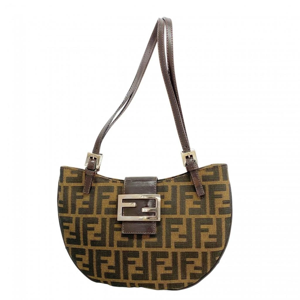Fendi Nylon Canvas Shoulder Bag (Pre-Owned) 1