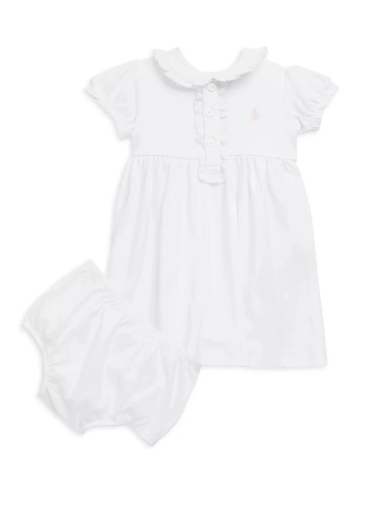 Ralph Lauren Baby Girl's Polo Dress & Bloomers Set 1