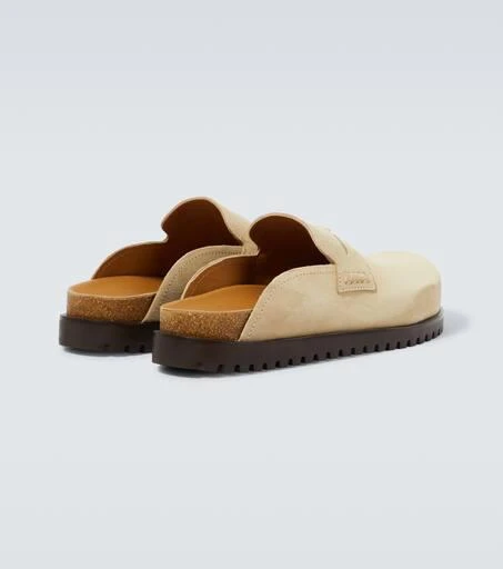 Versace Medusa suede clogs 6