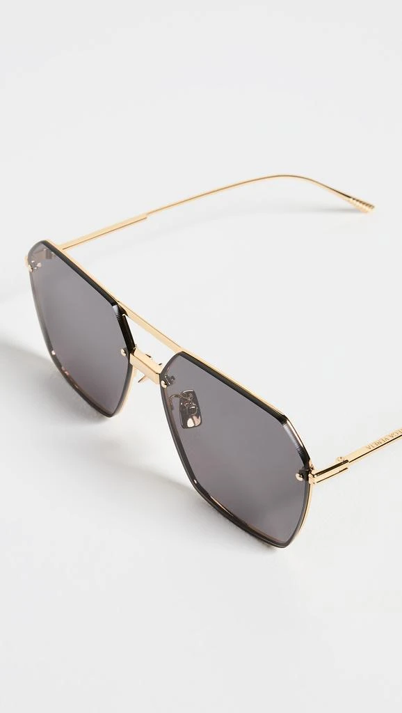 Bottega Veneta Oversized Geometric Aviators 6