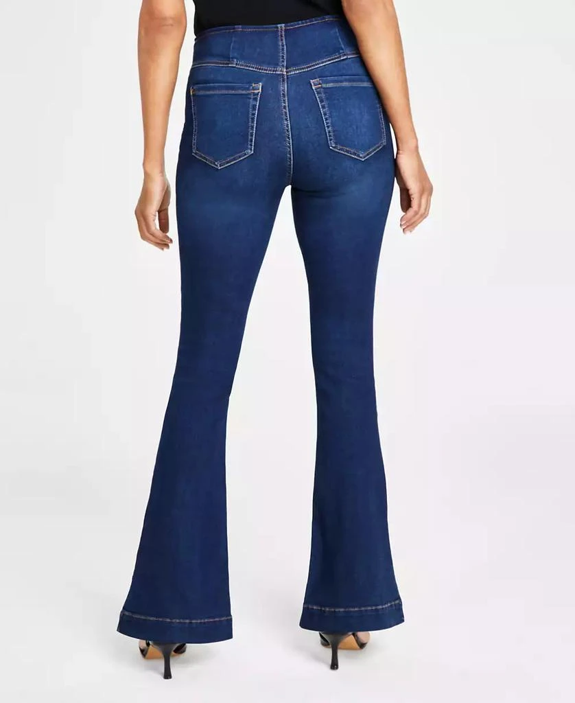 INC International Women's High Rise Pull-On Flare Jeans, Created for Macy's 2