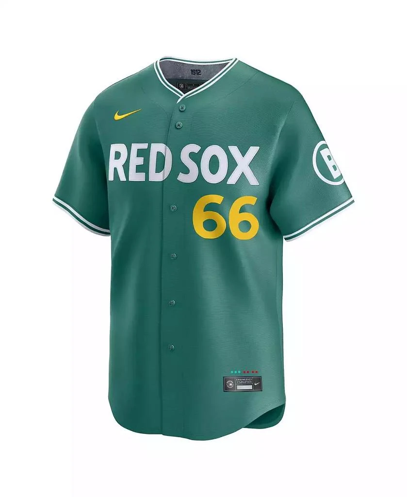 NIKE Men's Brayan Bello Green Boston Red Sox 2025 City Connect Limited Player Jersey 2