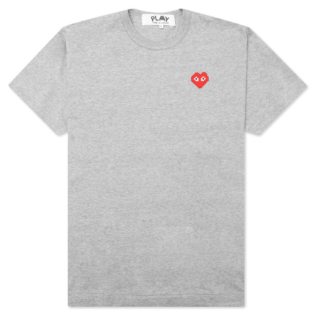 PLAY COMME des GARCONS インベーダー シャツ　XXL Comme Des Garcons Cdg Play Invader Heart Pixel T-Shirt - T