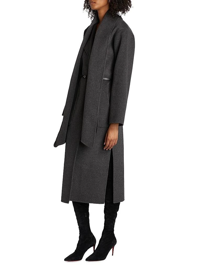 Mercer Collective Victoria Shawl Collar Maxi Wool Coat 4