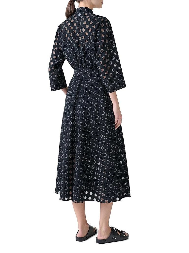 Akris Polka Dot Organzino Shirtdress 4