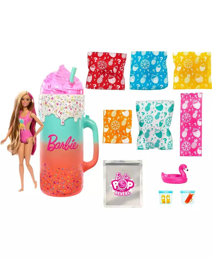 Barbie Pop Reveal Rise and Surprise Gift Set with Scented Doll, Squishy Scented Pet and More, 15 Plus Surprises 4