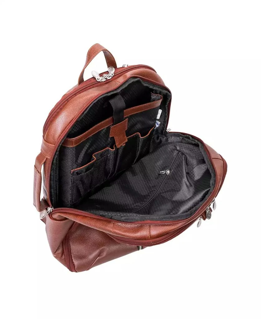 McKlein Englewood 17" Triple Compartment Laptop Tablet Weekend Backpack 18
