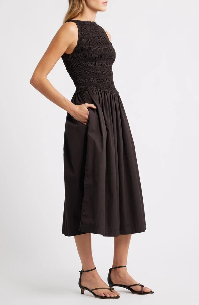 Madewell The Melody Smocked Midi Dress 3