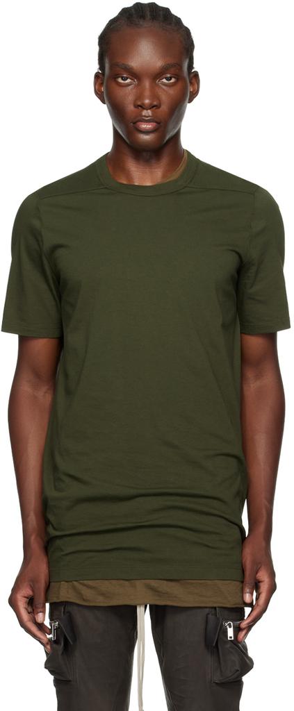 トップス Rick Owens Level T Green Green T-shirt Level T Rick Owens - Vitkac AS