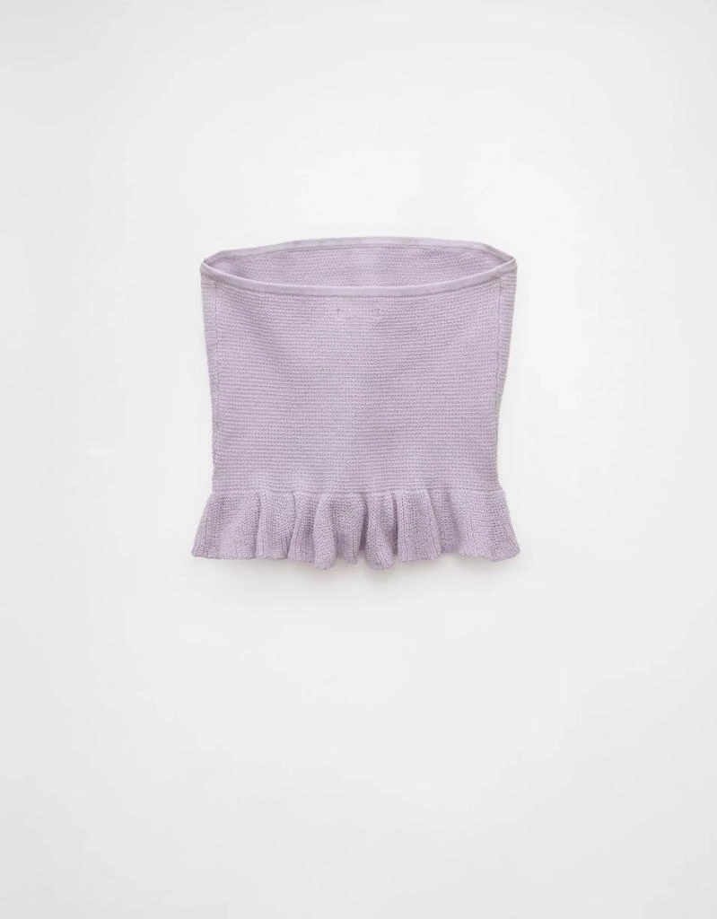 AE AE Cropped Peplum Sweater Tube Top 4