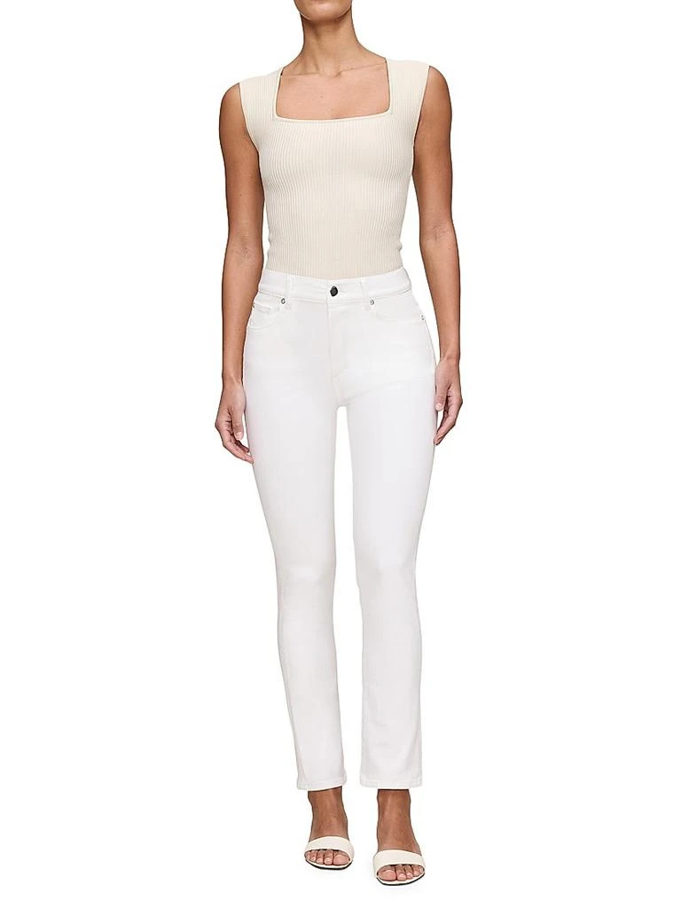 DL1961 Mara Straight Mid Rise Instasculpt Ankle Jeans 2