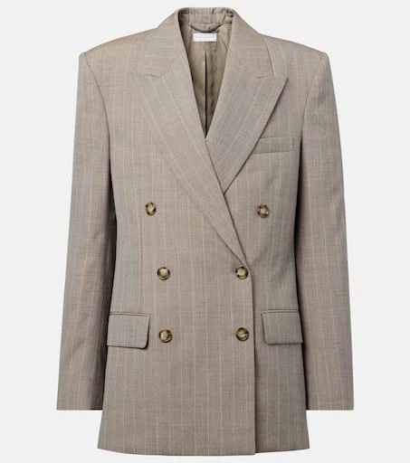 Stella McCartney Oversized double-breasted wool blazer 1