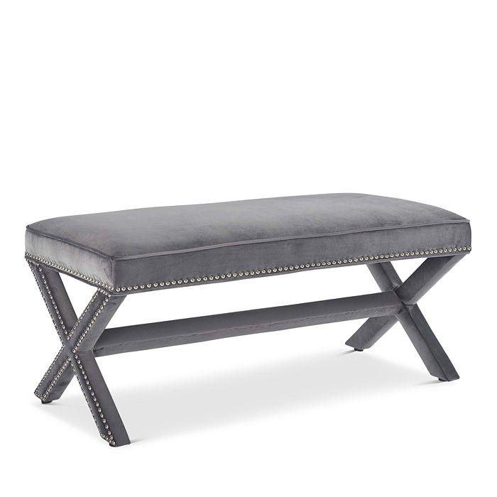 Modway Rivet Performance Velvet Bench