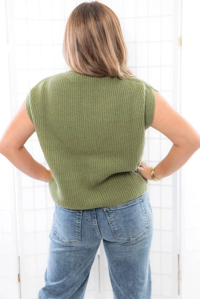 THML Thml - Turtleneck Ribbed Sweater Vest 3