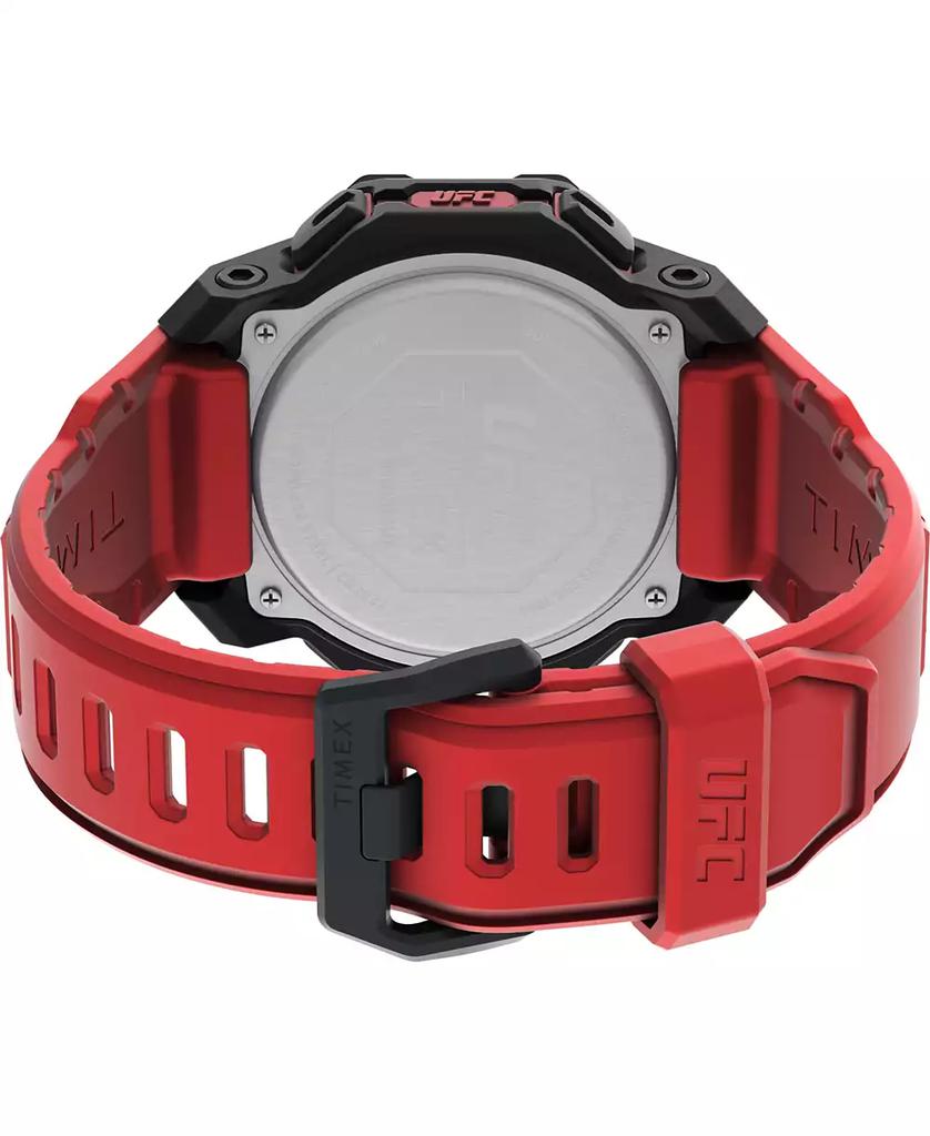 Timex UFC Men's Knockout Digital Red Polyurethane Watch, 48mm