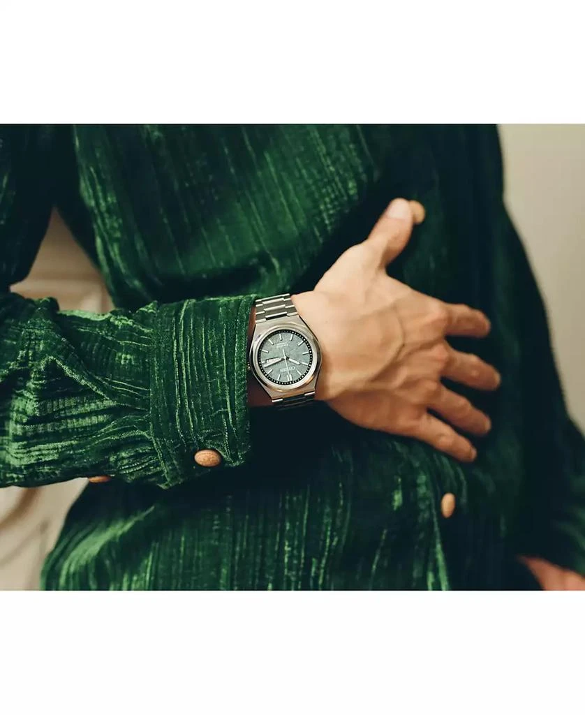 Citizen Eco-Drive Men's Zenshin Silver-Tone Super Titanium Bracelet Watch 39mm 4